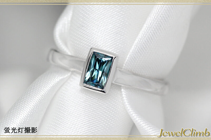 カラーチェンジジルコンＳＶエナメルレクタングルリング