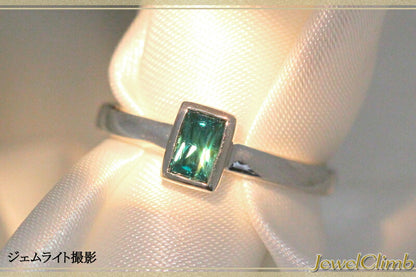 カラーチェンジジルコンＳＶエナメルレクタングルリング