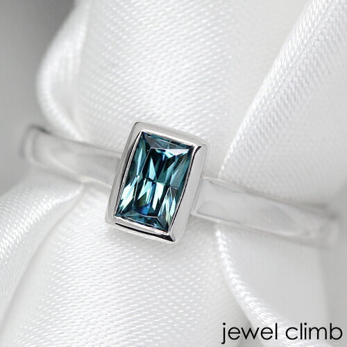カラーチェンジジルコンＳＶエナメルレクタングルリング