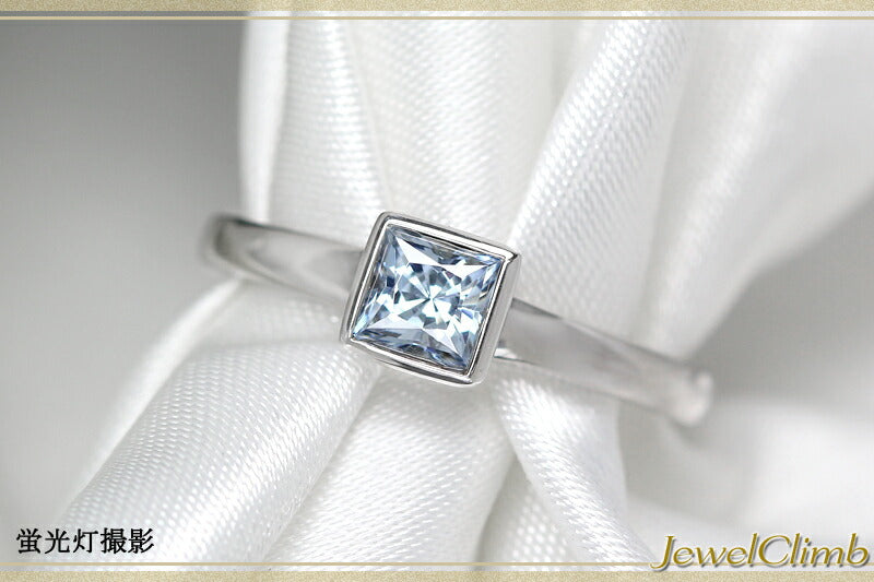 カラーチェンジジルコンＳＶプリンセスリング