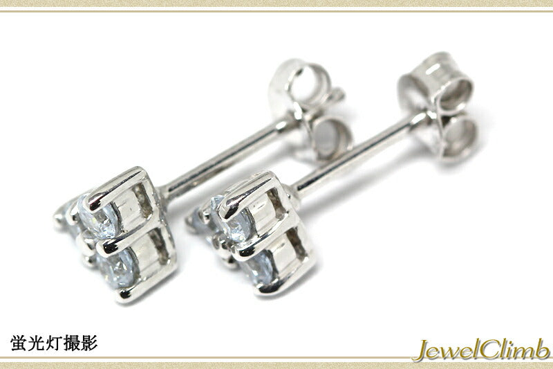 カラーチェンジジルコンＳＶトライアングルピアス