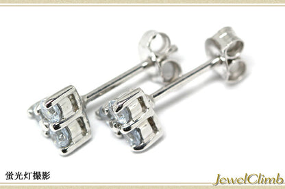 カラーチェンジジルコンＳＶトライアングルピアス