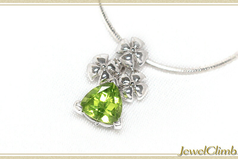 ペリドットＳＶトリプルフラワーペンダント