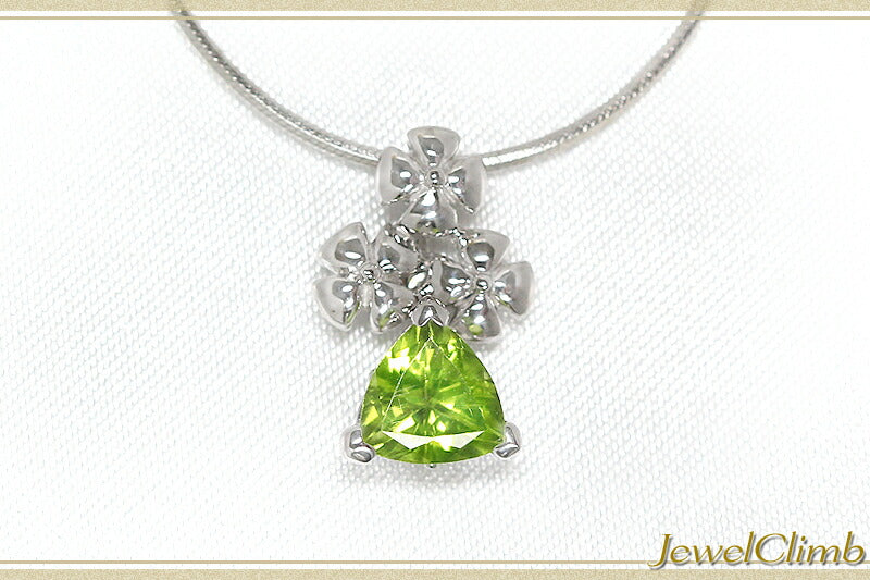 ペリドットＳＶトリプルフラワーペンダント