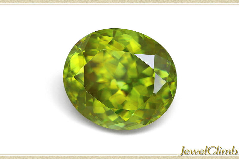 グリーンスフェーン 宝石 ルース ３．６３ＣＴ