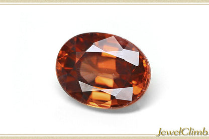 非加熱オレンジジルコン 宝石 ルース ２．８７ＣＴ