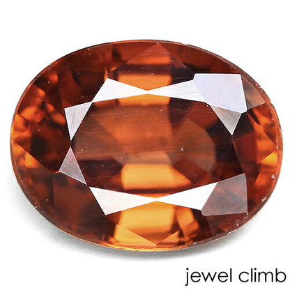 非加熱オレンジジルコン 宝石 ルース ２．８７ＣＴ
