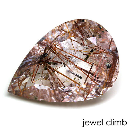 レッドルチルクォーツ 宝石 ルース ２９．０７ＣＴ