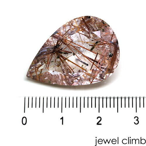 レッドルチルクォーツ 宝石 ルース ２９．０７ＣＴ