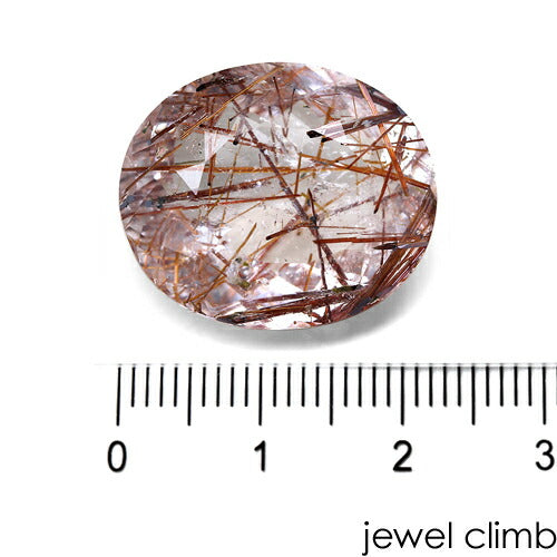 レッドルチルクォーツ 宝石 ルース ２６．８８ＣＴ