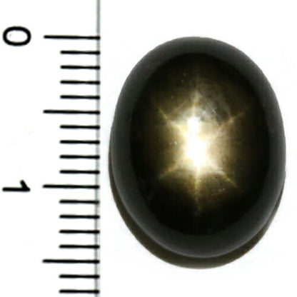 ブラックスターサファイア 宝石 ルース １７．７９ＣＴ