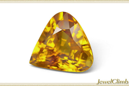 ゴールデンサファイア 宝石 ルース ３．２８ＣＴ