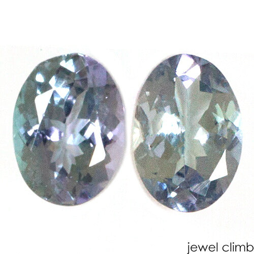 非加熱バイカラータイプタンザナイト(ゾイサイト) 宝石 ルース ≪ペア≫１．３８ＣＴ