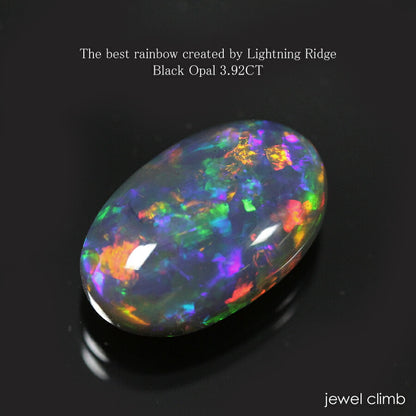 ブラックオパール 宝石 ルース ３．９２ＣＴ