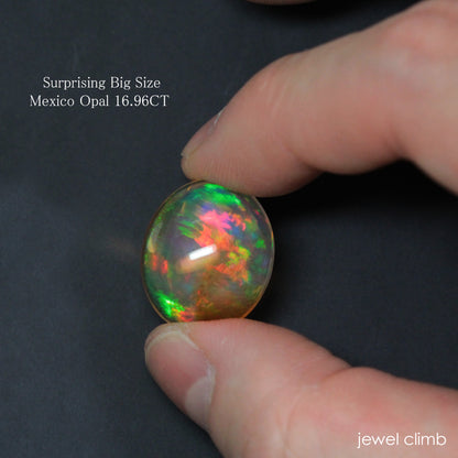 Mexican Opal Gemstone Loose 16.96 CT 