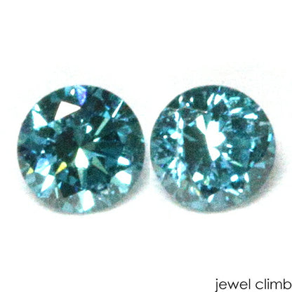 ブルーダイヤモンド 宝石 ルース ≪ペアストーン≫０．１４ＣＴ