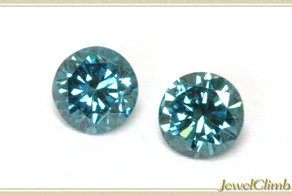 ブルーダイヤモンド 宝石 ルース ≪ペアストーン≫０．１６ＣＴ