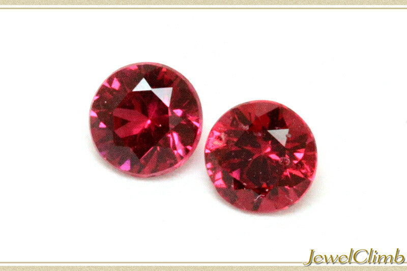 レッドスピネル 宝石 ルース ≪ペアストーン≫０．３７ＣＴ