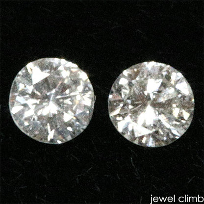 ダイヤモンド 宝石 ルース ≪ペアストーン≫０．１８ＣＴ