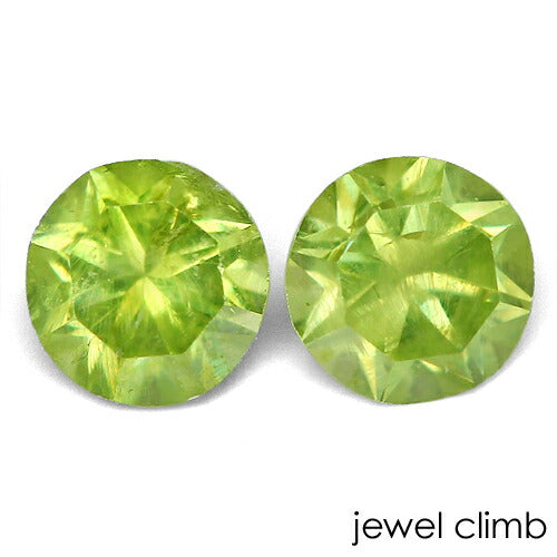 ロシア産デマントイド ガーネット 宝石 ルース  ≪ペアストーン≫ ０．１１ＣＴ