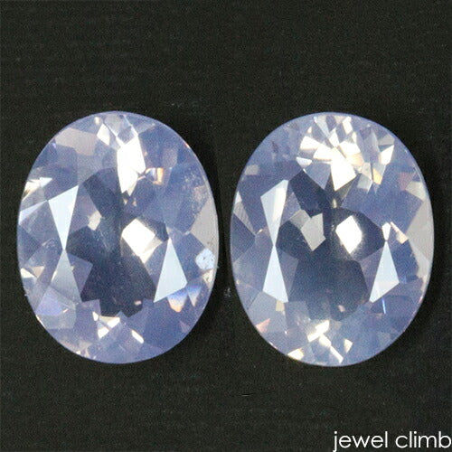 ハイドレンジアクォーツ 宝石 ルース ≪ペアストーン≫４．４９ＣＴ