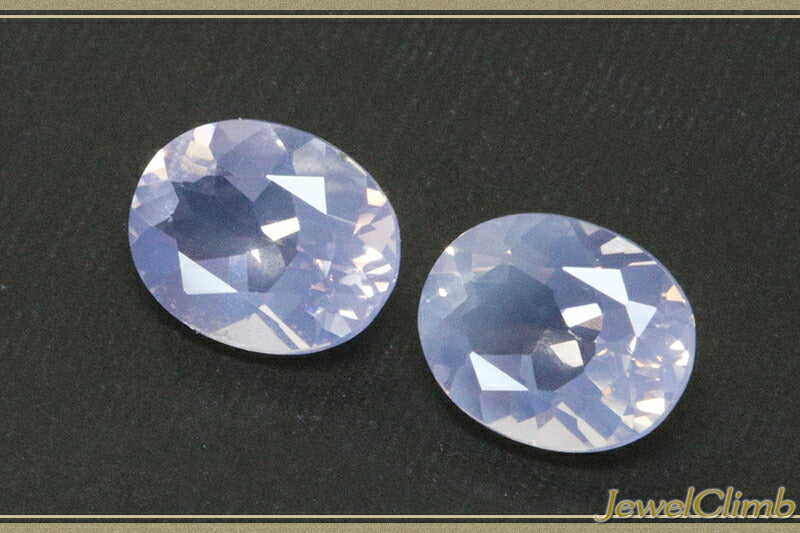 ハイドレンジアクォーツ 宝石 ルース ≪ペアストーン≫４．４９ＣＴ