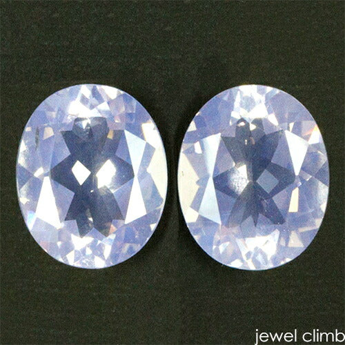 ハイドレンジアクォーツ 宝石 ルース ≪ペアストーン≫６．０５ＣＴ