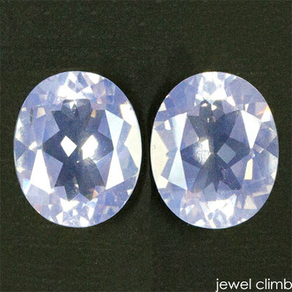 ハイドレンジアクォーツ 宝石 ルース ≪ペアストーン≫６．０５ＣＴ