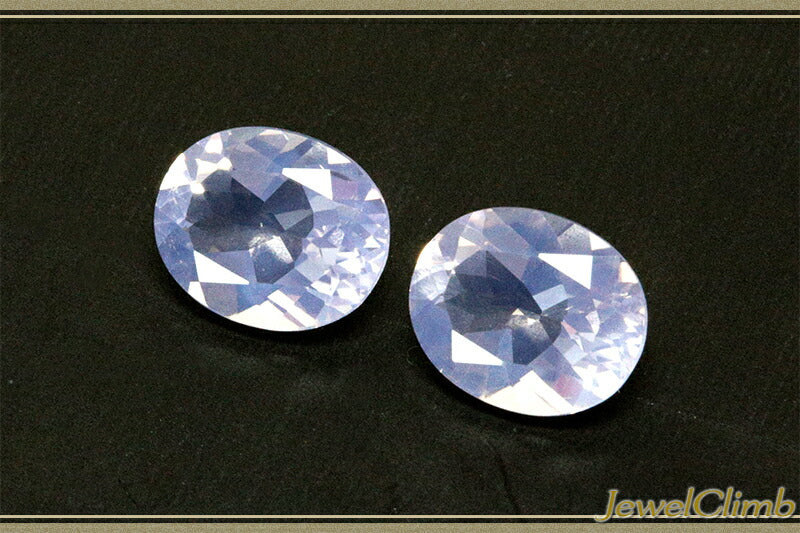 ハイドレンジアクォーツ 宝石 ルース ≪ペアストーン≫６．０５ＣＴ