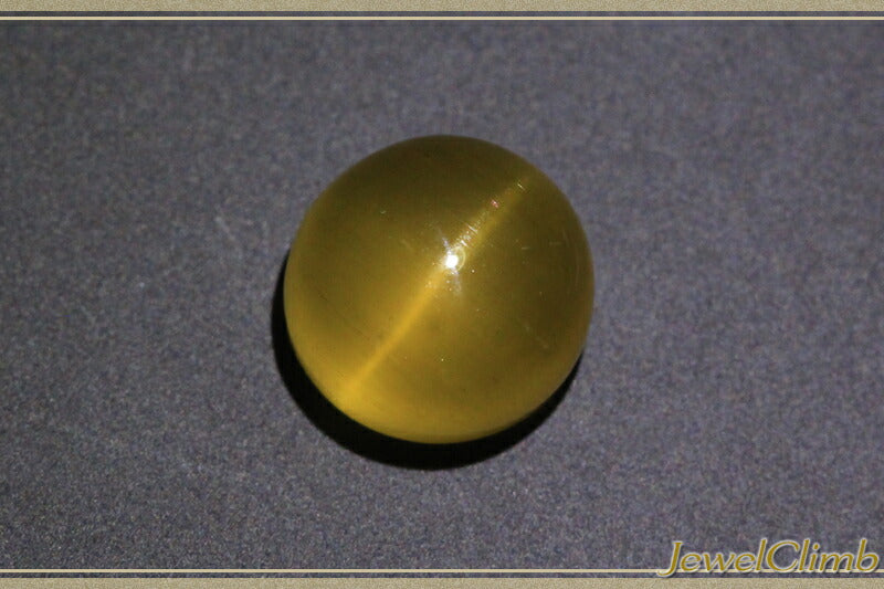 イエローベリルキャッツアイ 宝石 ルース ５．２３ＣＴ