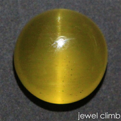 イエローベリルキャッツアイ 宝石 ルース ３．６２ＣＴ