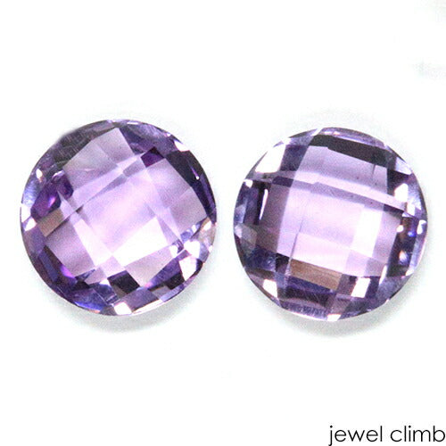 アメシスト（アメジスト） 宝石 ルース ≪ペアストーン≫４．９９ＣＴ