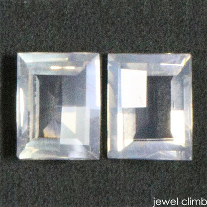 ホワイトムーン 宝石 ルース ≪ペアストーン≫０．６９ＣＴ