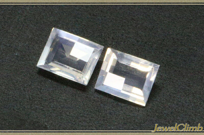 ホワイトムーン 宝石 ルース ≪ペアストーン≫０．６９ＣＴ