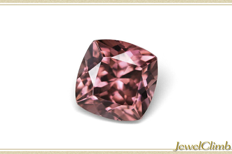 非加熱ローズピンクジルコン 宝石 ルース ２．４２ＣＴ