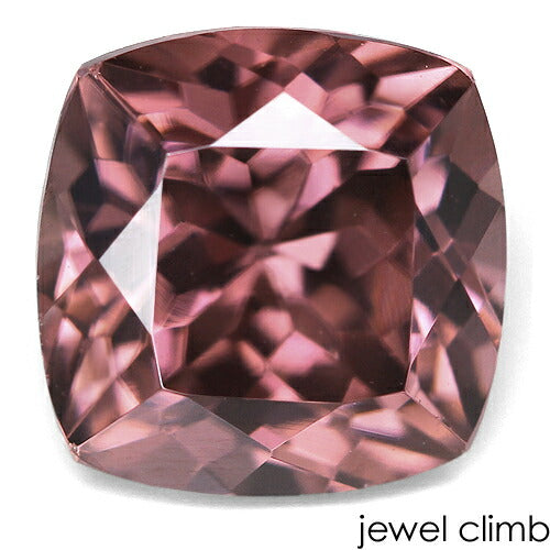 非加熱ローズピンクジルコン 宝石 ルース ２．４２ＣＴ