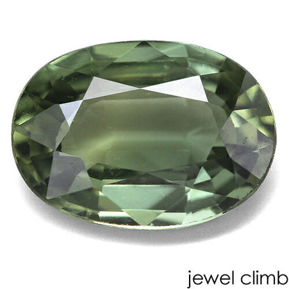 グリーンサファイア 宝石 ルース ０．９２ＣＴ