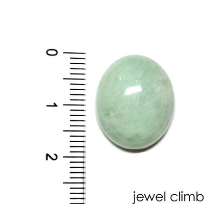 マーブルグリーンジェダイト（本翡翠） 宝石 ルース ２０．１７ＣＴ