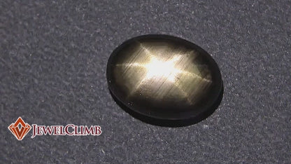 Black Star Sapphire Gemstone Loose 6.91 CT 