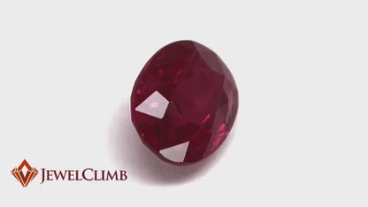 Unheated Burmese Ruby Gemstone Loose 0.81 CT