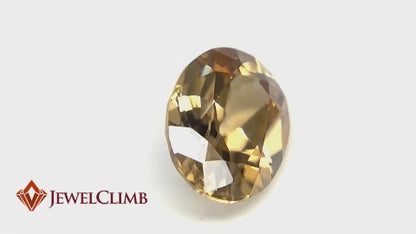 Unheated Champagne Gold Zircon Gemstone Loose 2.50 CT 