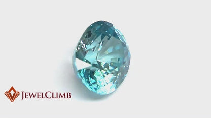 Blue Zircon Gemstone Loose 4.01CT