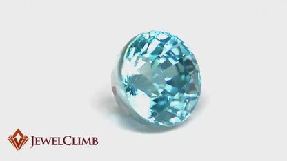 Blue Zircon Gemstone Loose 2.77CT