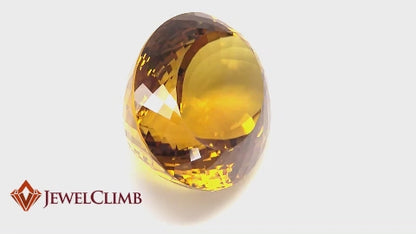 コニャック・シトリン 宝石 ルース １３６．３４ＣＴ