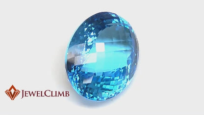 Super Blue Topaz Gem Loose 54.51CT