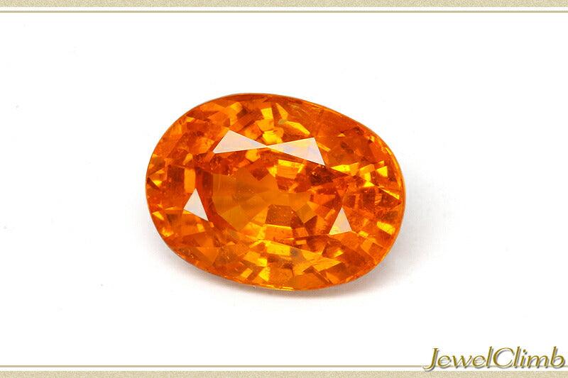 マンダリン ガーネット 宝石 ルース ３．９８ＣＴ