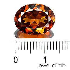 非加熱・オレンジジルコン 宝石 ルース ７．１４ＣＴ