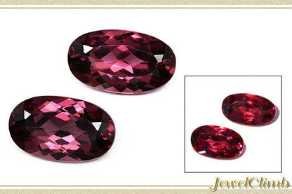 レッドグレープ ガーネット 宝石 ルース ≪ペアストーン≫３．９４ＣＴ