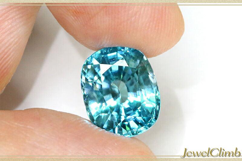 ブルージルコン 宝石 ルース ６．９０ＣＴ