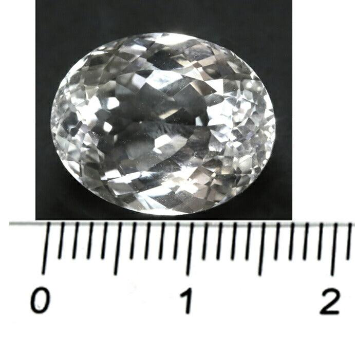 非加熱ホワイトトパーズ 宝石 ルース １５．４８ＣＴ